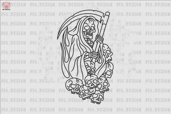 Halloween Death Embroidery: A Thoughtful Twist for Meaningful Gifts